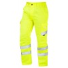 Leo Workwear Bideford Class 1 GO/RT Yellow Hi Vis Work Trousers Leo Workwear Bideford Class 1 GO/RT Yellow Hi Vis Work Trousers